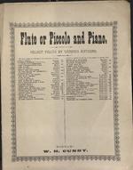 Le Chanteur du Printemps. Polka Caprice. Dedicated to Mons. E. Audureau, N.Y. Op. 11